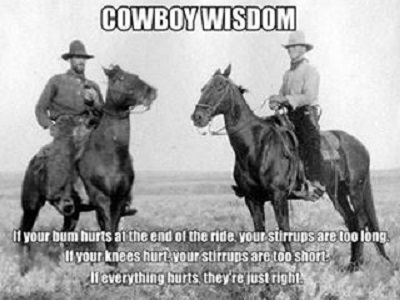 Cowboy Wisdom.
